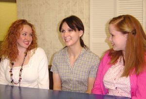 Mindy Heithaus (Meg), Kate Glasheen (Lenny) and Kelsey Celek (Babe) @ BroadwayWorld Mindy Heithaus (Meg), Kate Glasheen (Lenny) and Kelsey Celek (Babe) Photo